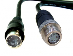 Verlängerungskabel Anschluss Stecker>Buchse front