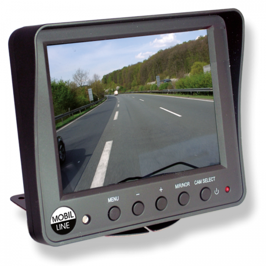 TFT256AHD ~ 5,6"-AHD Systemmonitor mit integrierter Control Box für 2 Kameras