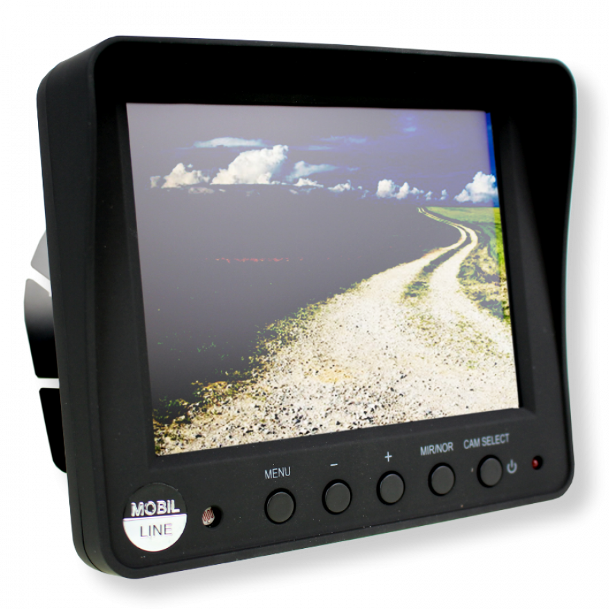 TFT256AHD ~ 5,6"-AHD Systemmonitor mit integrierter Control Box für 2 Kameras